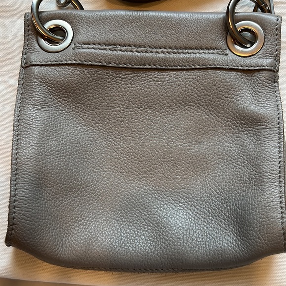 HAMMITT  LEATHER CROSSBODY TONY GRAY/SILVER HARDWARE SOLD OUT - Picture 6 of 9